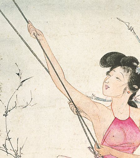 阳高-胡也佛的仕女画和最知名的金瓶梅秘戏图